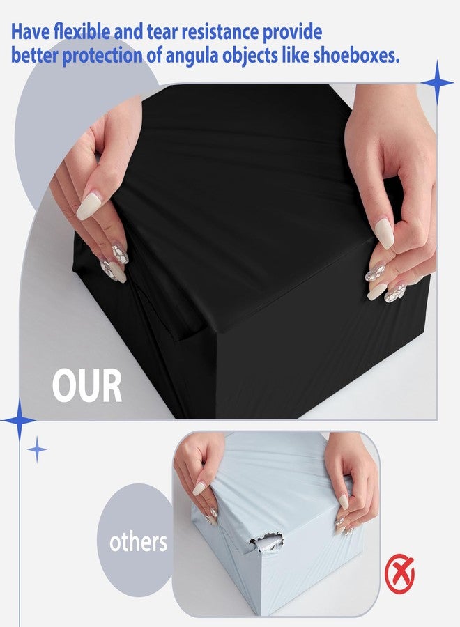 Fuxury Poly Mailers 25 Pcs 17.7 X 22", XL Shipping Bags for Clothing, Strong Adhesive Shipping Mailing Envelopes,Large Self-Sealing Polymailer for Small Business Black #10 - Image 4